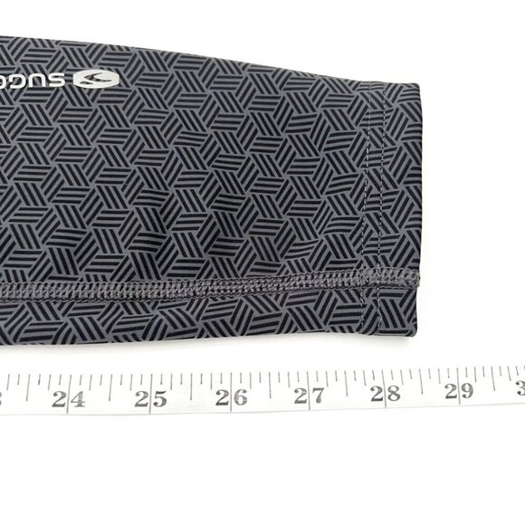 Sugoi Leggings Women's XS Midzero Thermal Running Tights Fleece Lined Geo Print - Picture 11 of 14